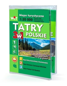 Mapa turystyczna TATRY POLSKIE 3w1