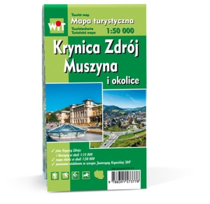 Mapa turystyczna KRYNICA-ZDRÓJ, MUSZYNA i okolice