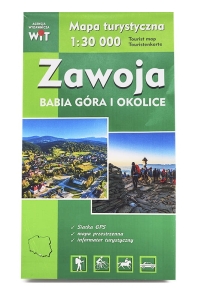 Mapa turystyczna ZAWOJA Babia Góra I okolice