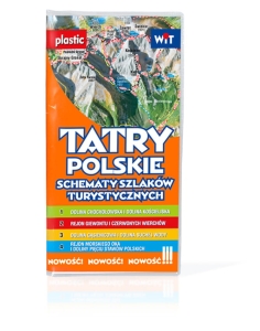 Schematy szlaków turystycznych TATRY POLSKIE (foliowane)