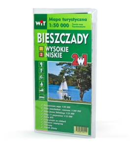 Mapa turystyczna BIESZCZADY( WYSOKIE i NISKIE)